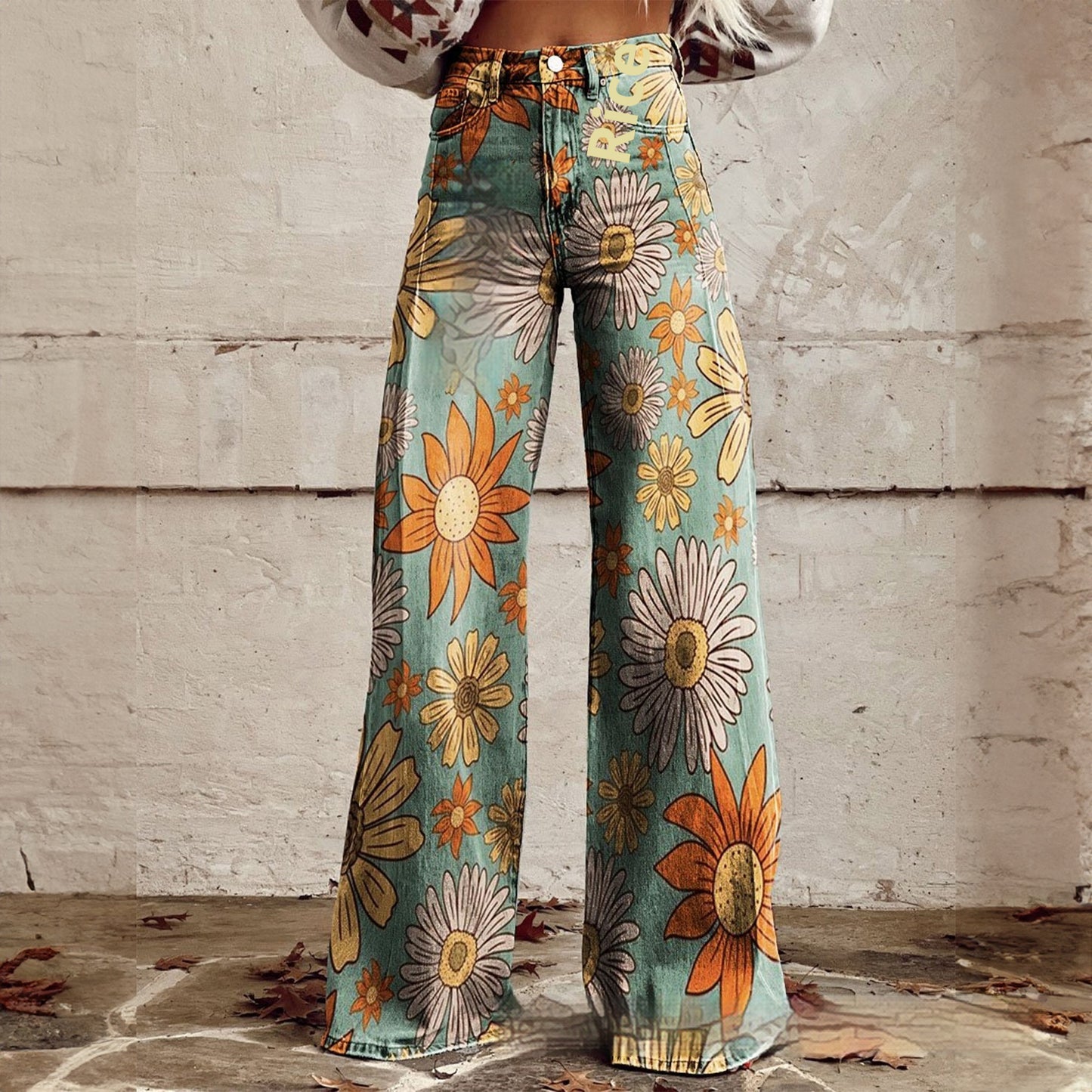 Imitation Jeans - Wide Leg