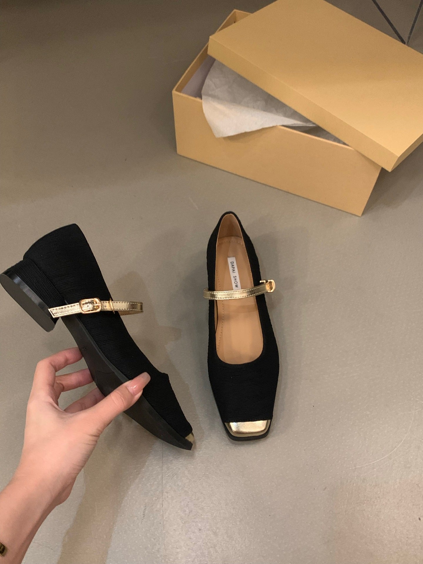 Chunky Heel French-Style - Classic Mary Jane Shoes For Women