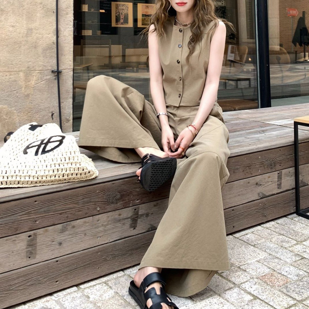 Versatile Casual Wide-Leg Pants Outfit