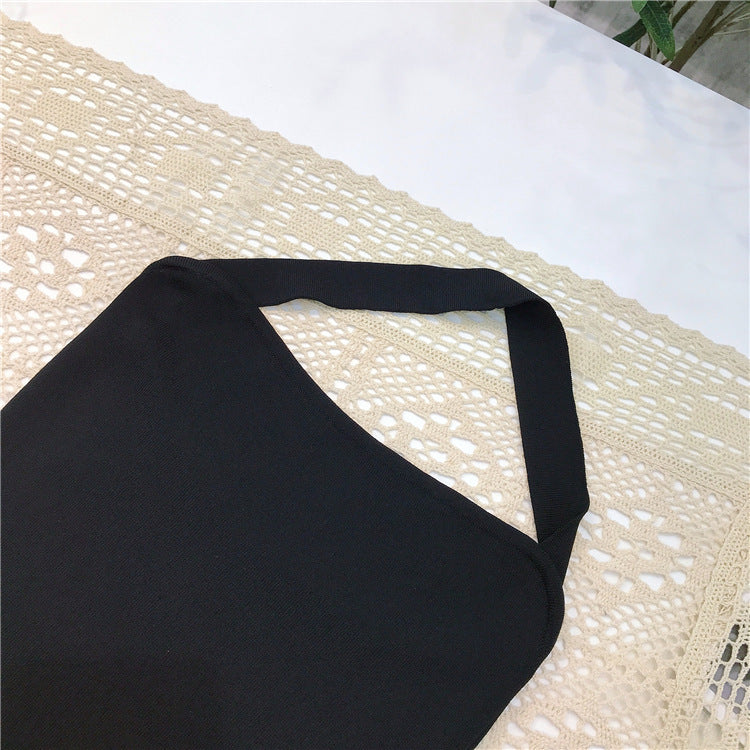 Backless Sexy Strap Split-Thigh Dress