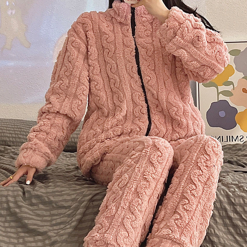 Cute Thermal Pyjamas - Coral Fleece Suit