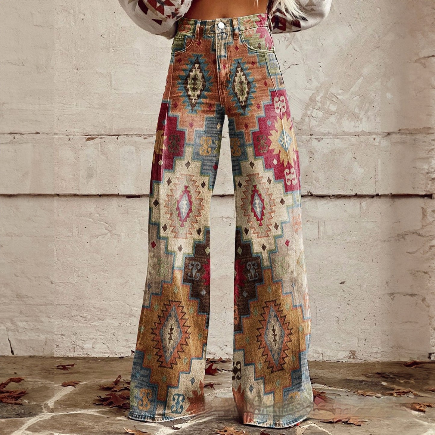 Imitation Jeans - Wide Leg