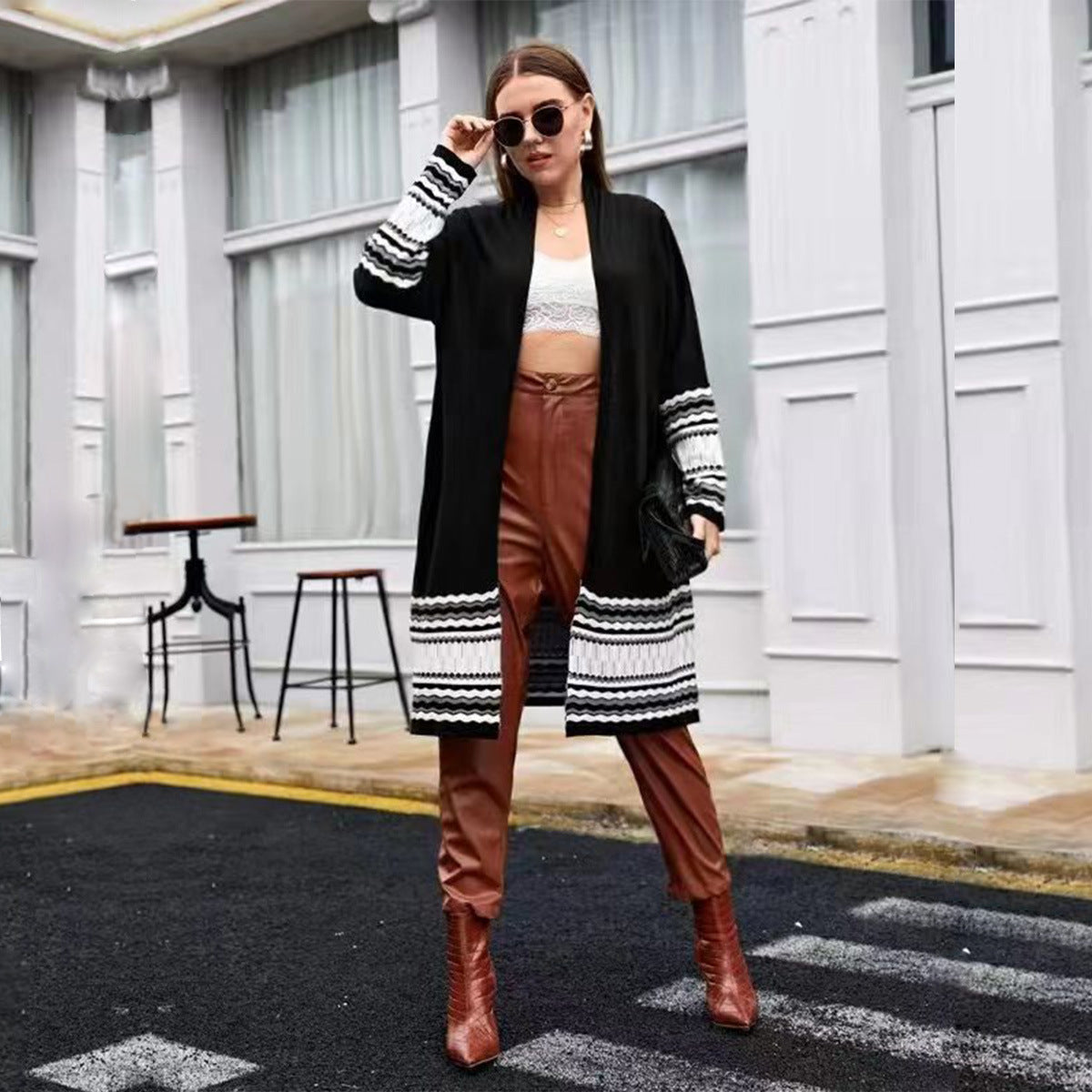 Large Size Women's Cardigan Jacket