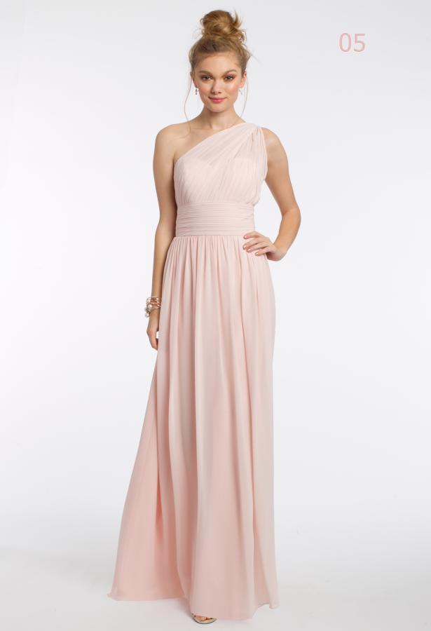 Solid-Colour Western Bridesmaid Dresses For Women