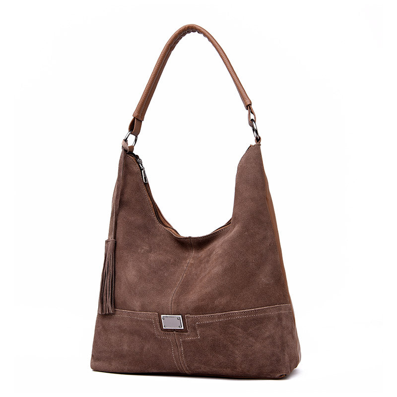 Luxury Designer Suede Female Handbag