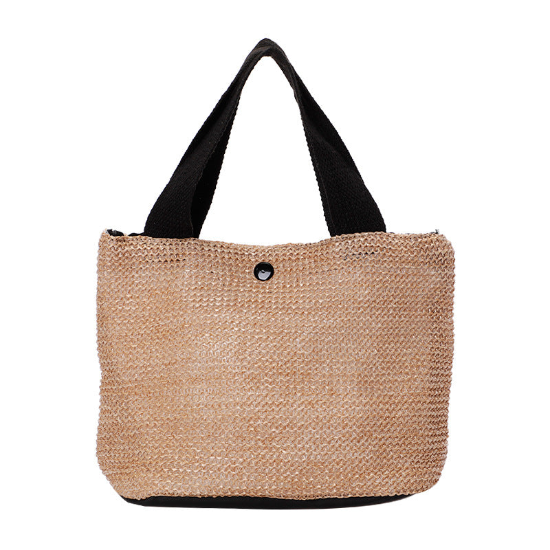 New Handbag Seaside Beach Vacation Leisure Woven Beach Large Capacity Straw Bag