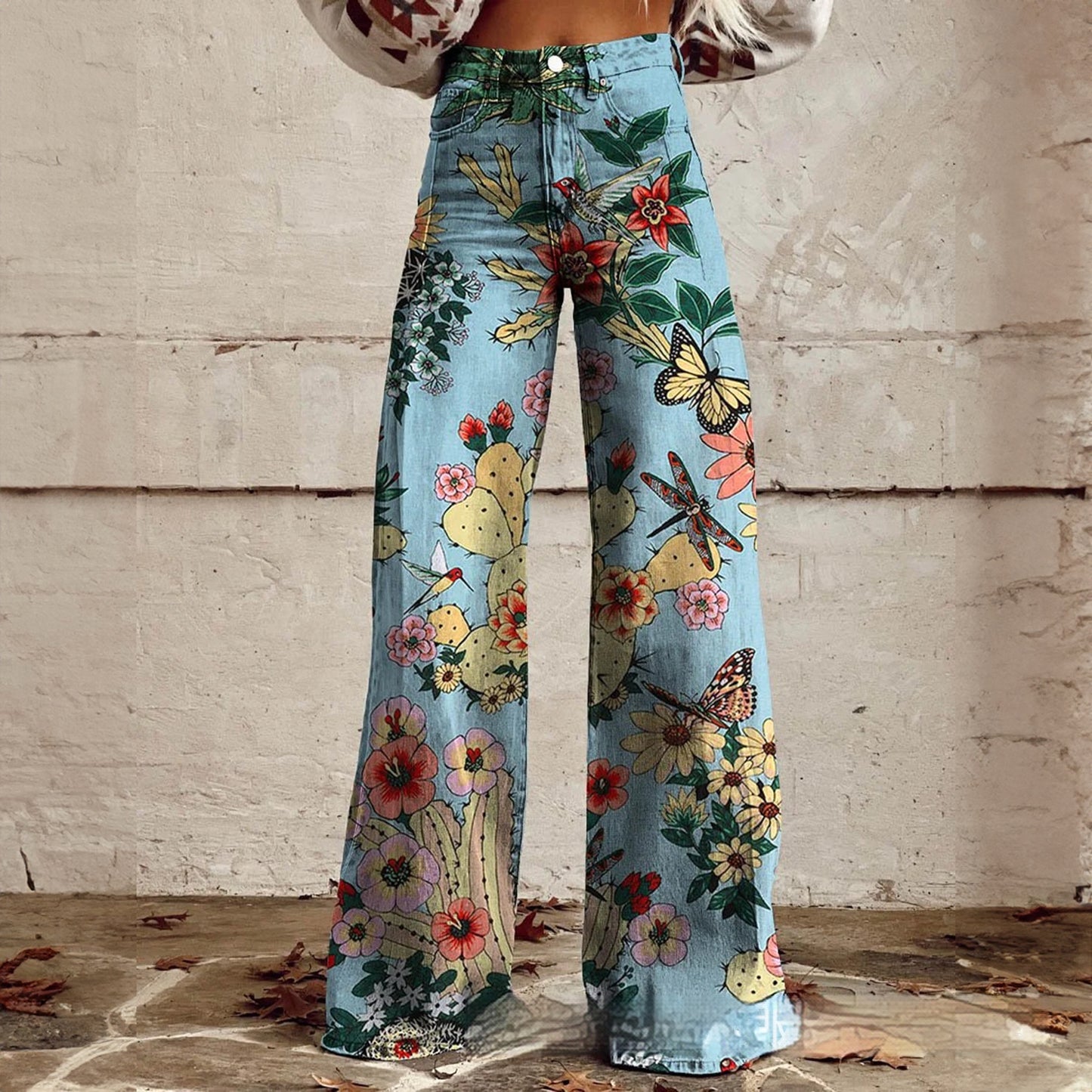 Imitation Jeans - Wide Leg