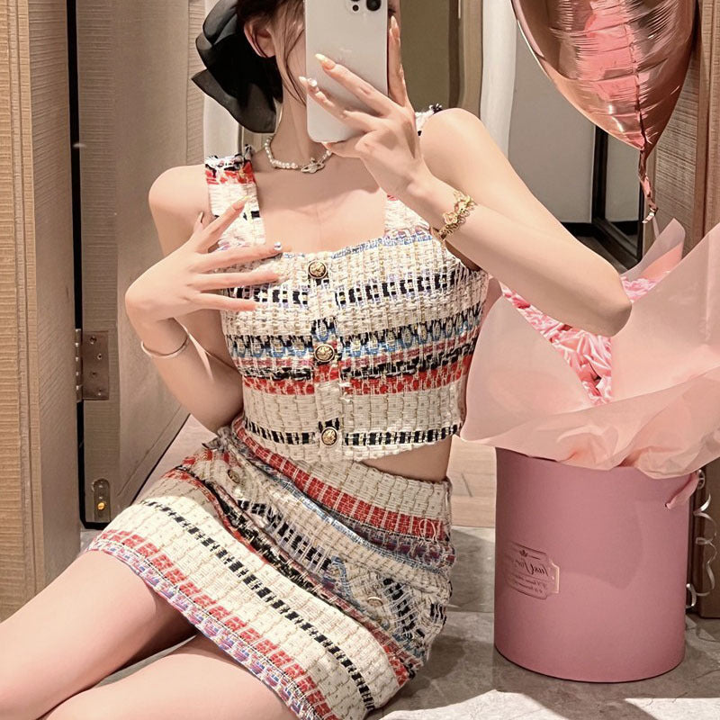 French-Style Hot Girl Cami Outfit