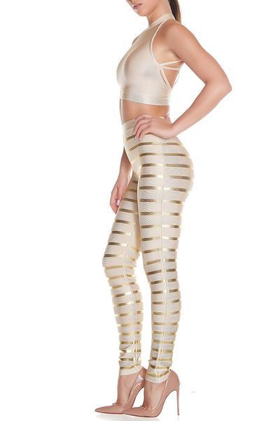 Bandage Handsome Tight Trousers