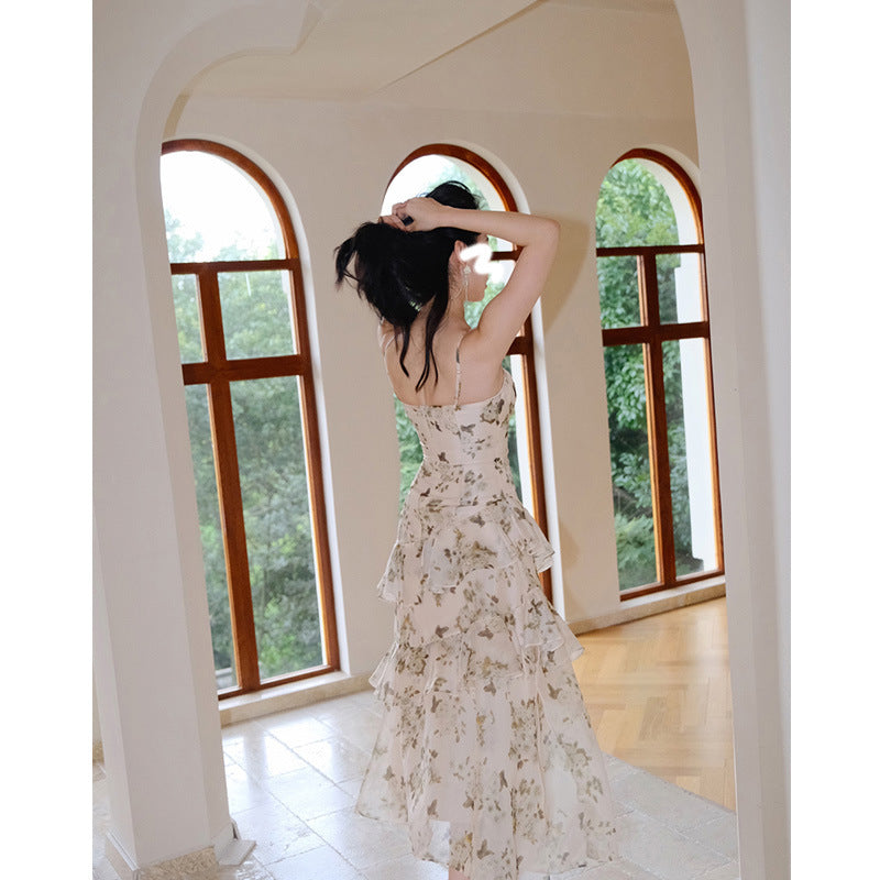 French-Style Hepburn Wind Snow Spin Dress