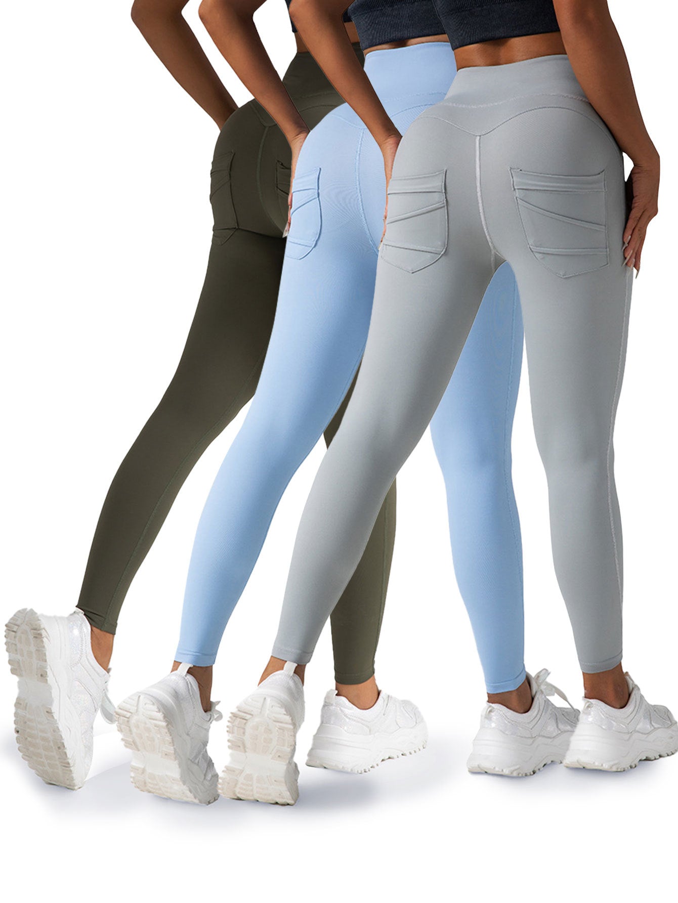 3-Pack Women's Yoga Leggings - US Only