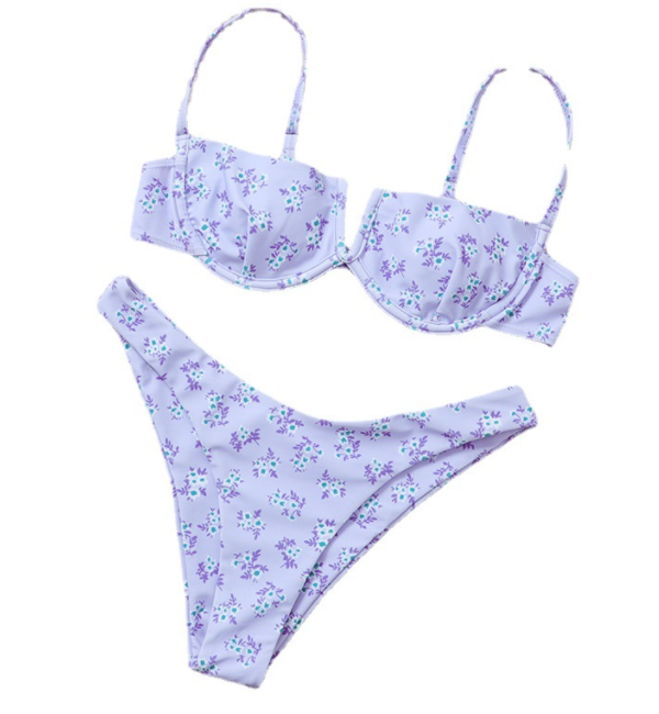 Fragmented Split Beach Bikini