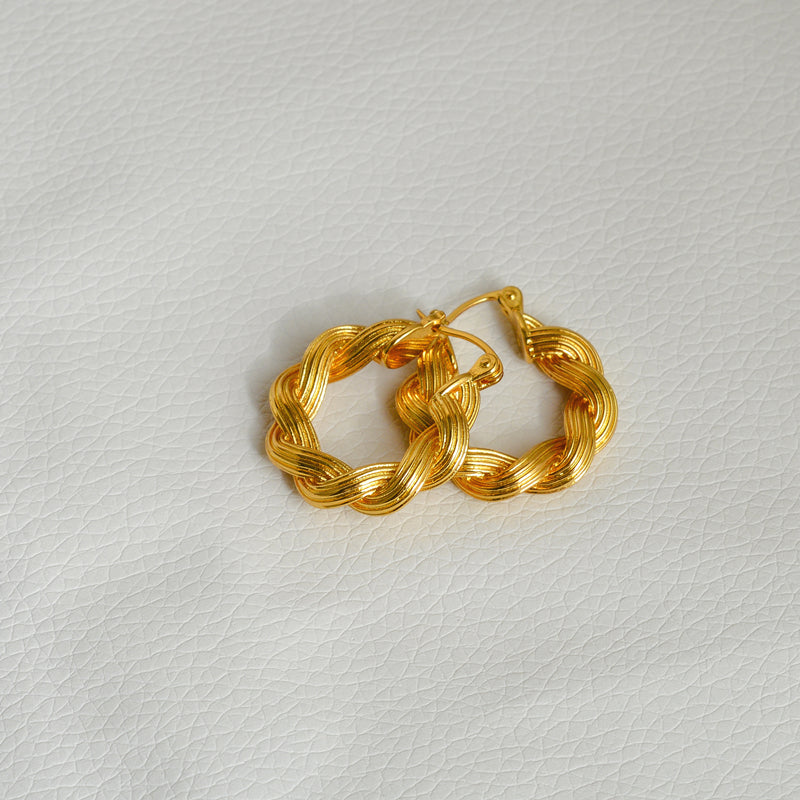 Women's High-end Ring Hoop Earrings