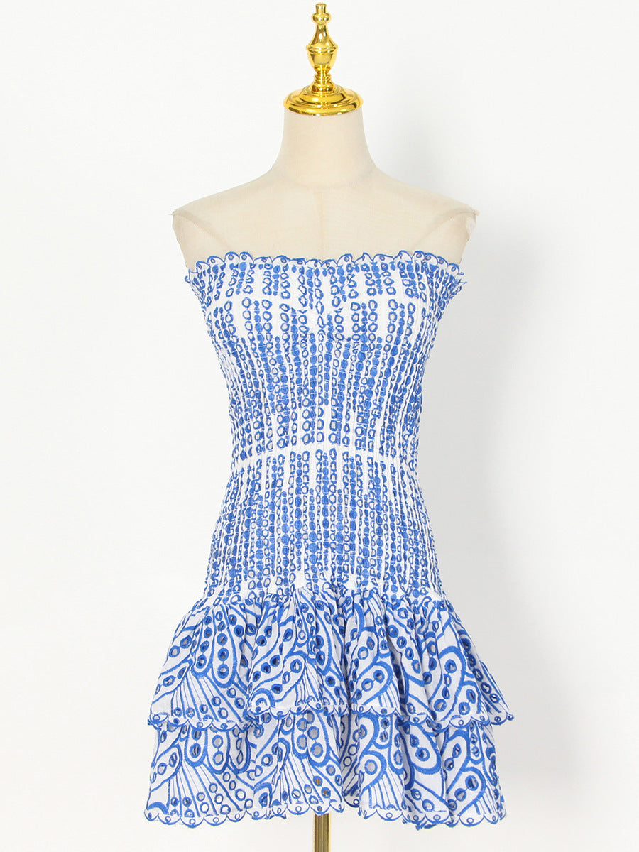 Pleated Beach Party Dress