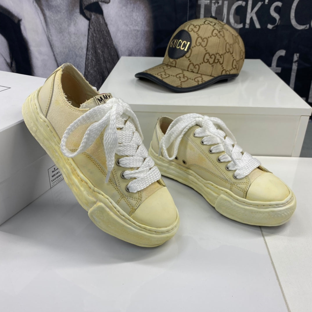 Flat Canvas Thick-Sole Board Shoes