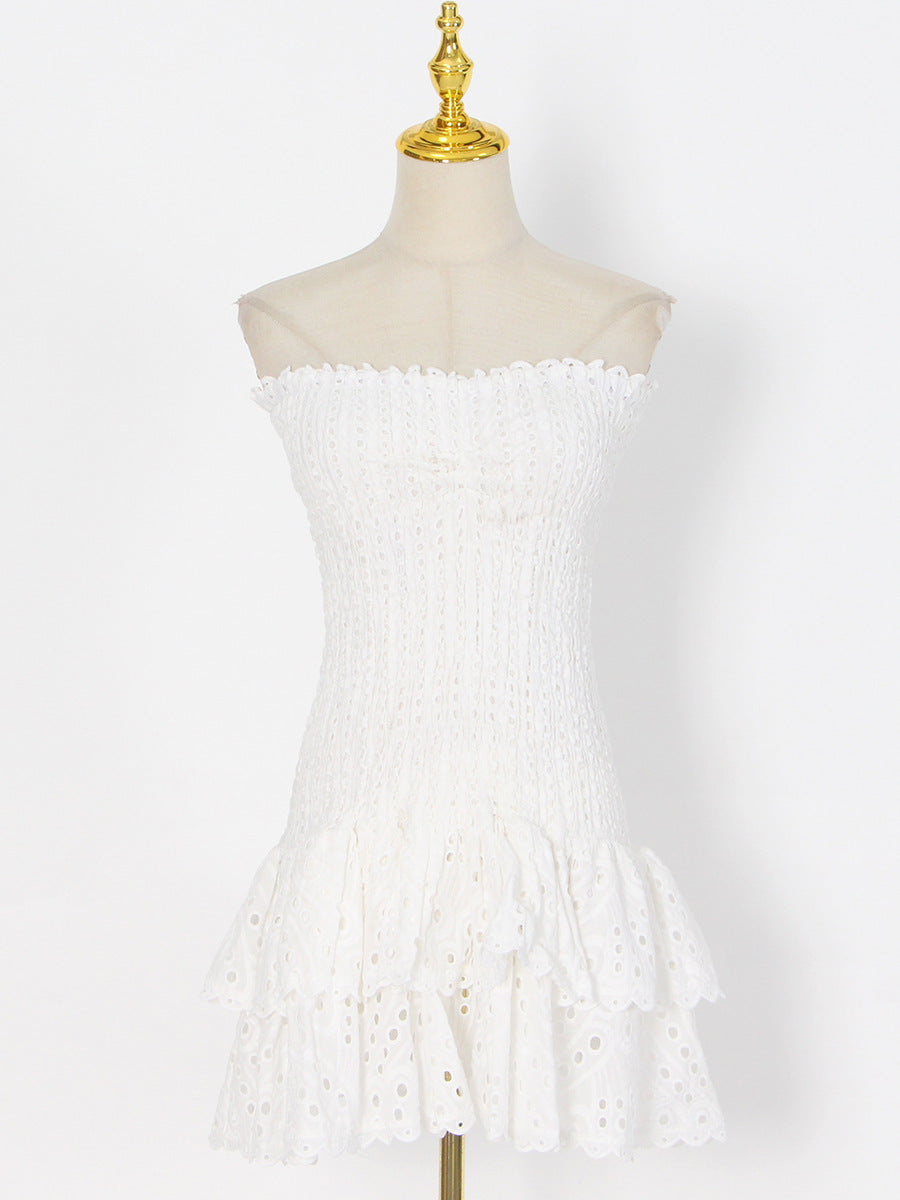 Pleated Beach Party Dress