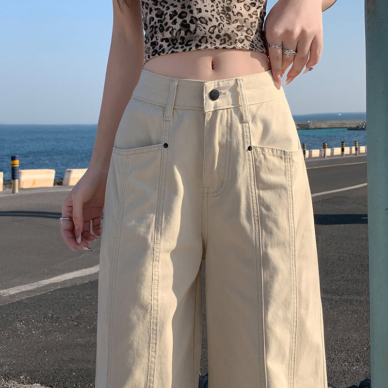 High-Waist Wide-Leg Cargo Pants