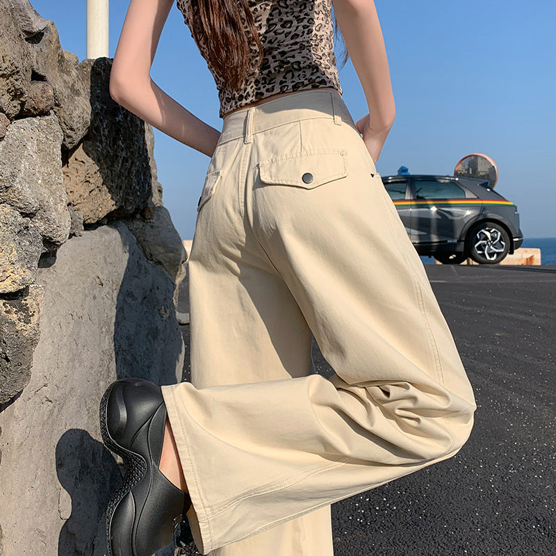 High-Waist Wide-Leg Cargo Pants