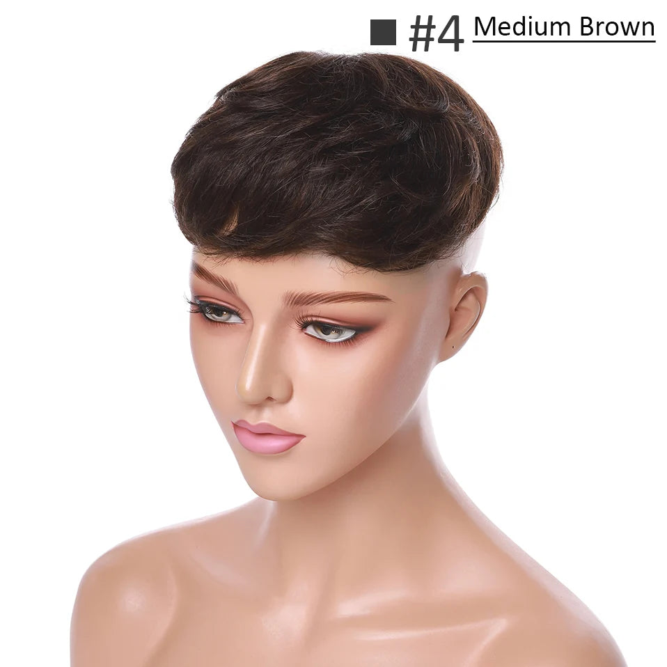 Curly Natural Indian Hair Toppers For Women