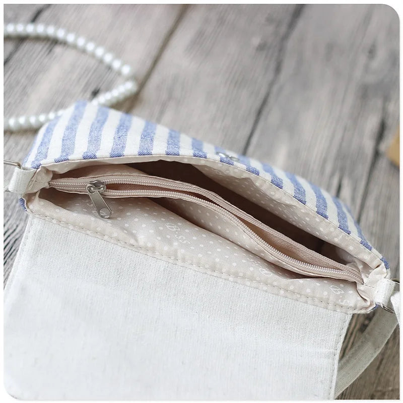 Happiest Striped Handbag