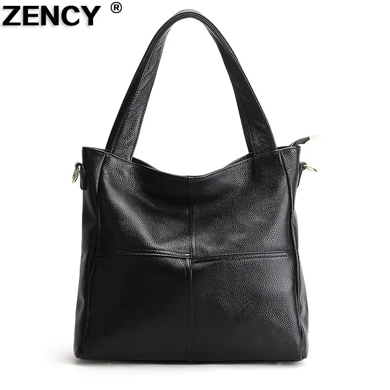 ZENCY Leather Handbag