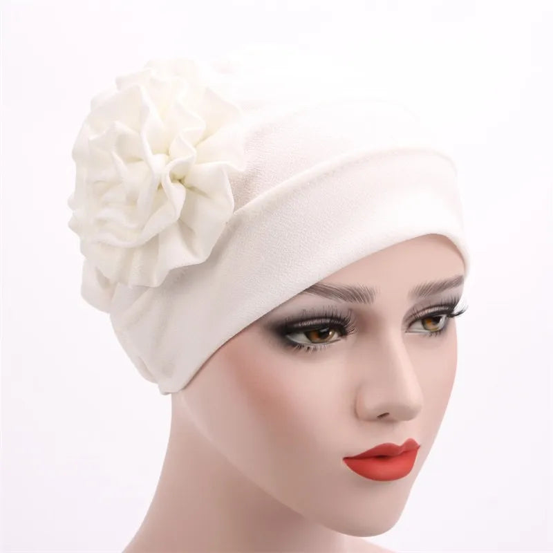 Floral Beanie Hat For Women