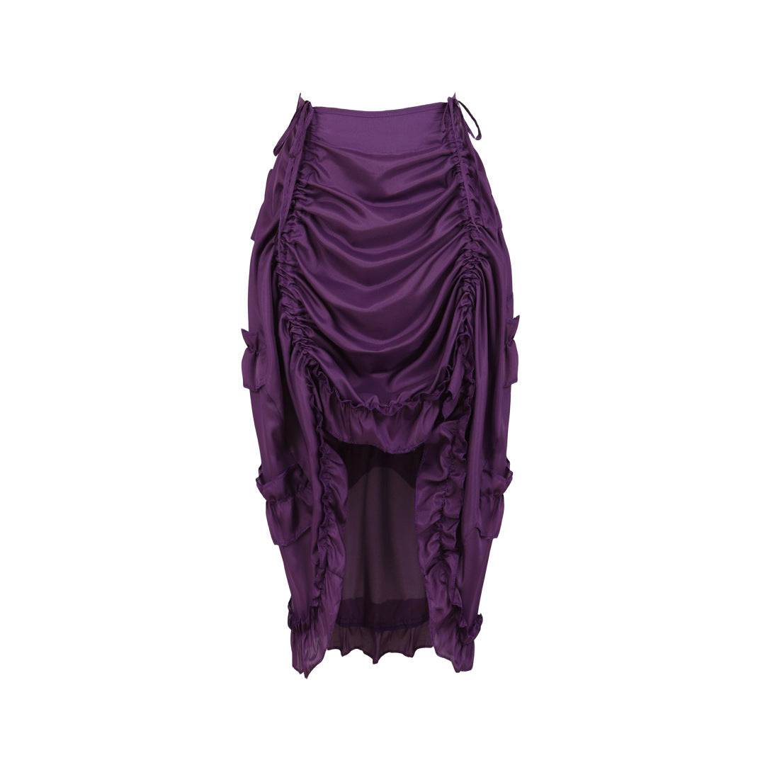 Irregular Splicing Long Skirt