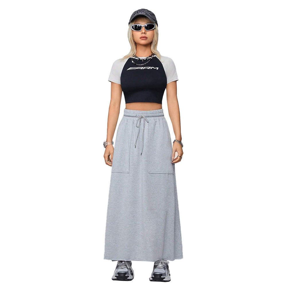 Tie-Up Casual Skirt