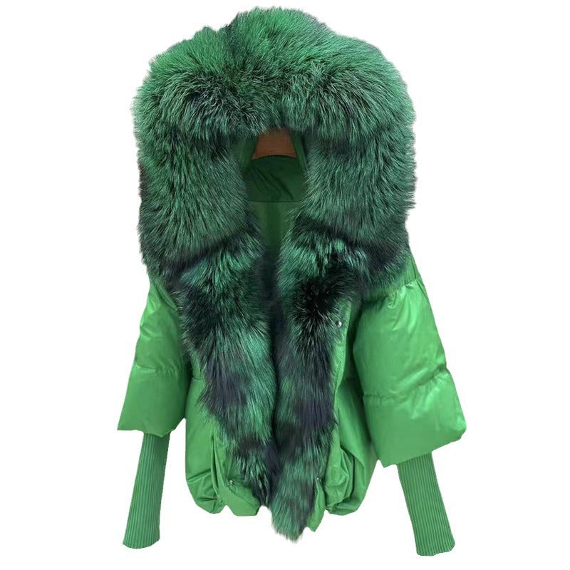 Big Fox Fur Collar Down Jacket
