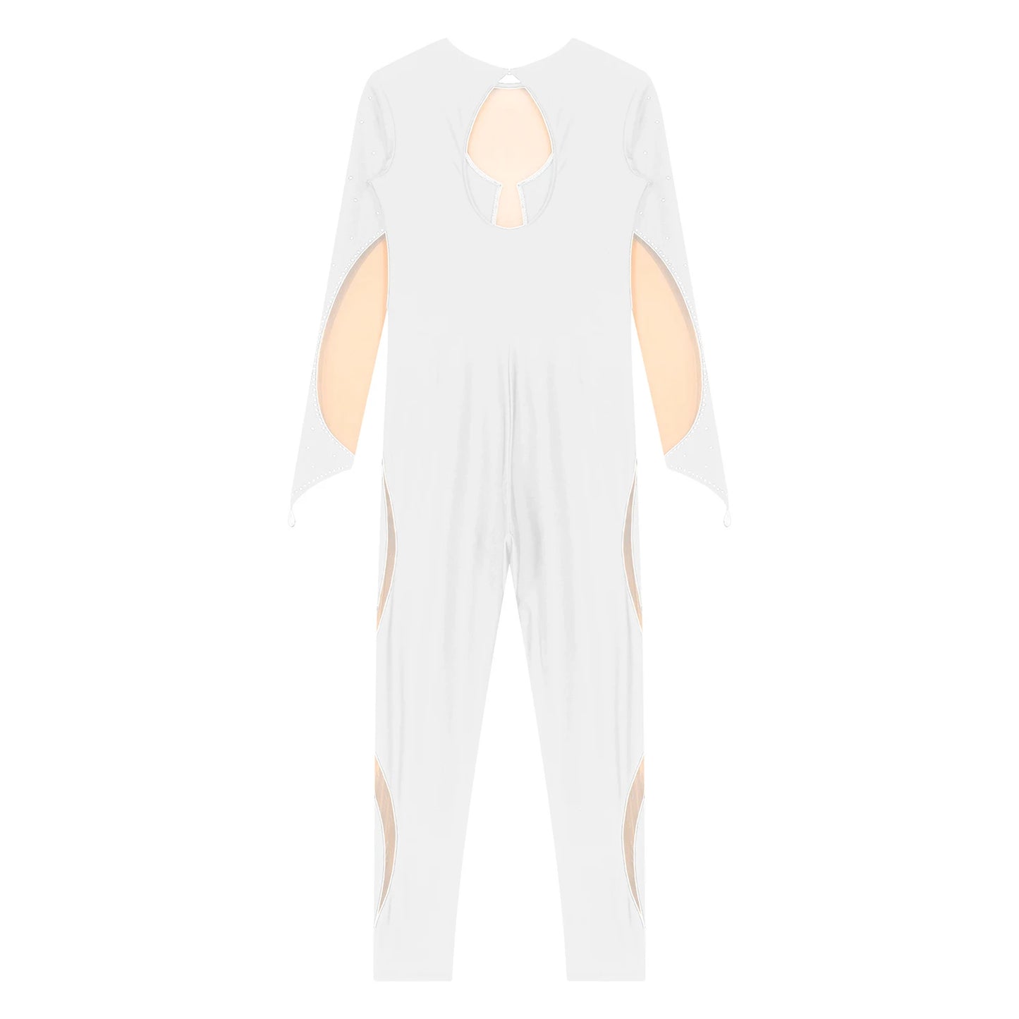 Rhinestones Ballet Dance/Gymnastics Jumpsuit