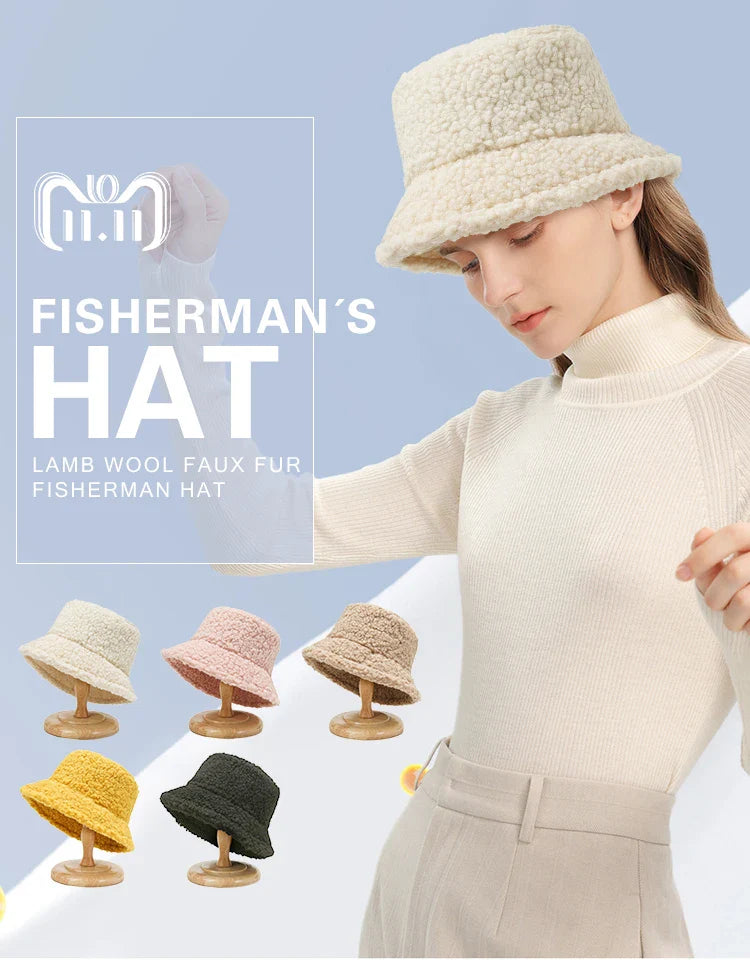 Faux Fur Bucket Hat