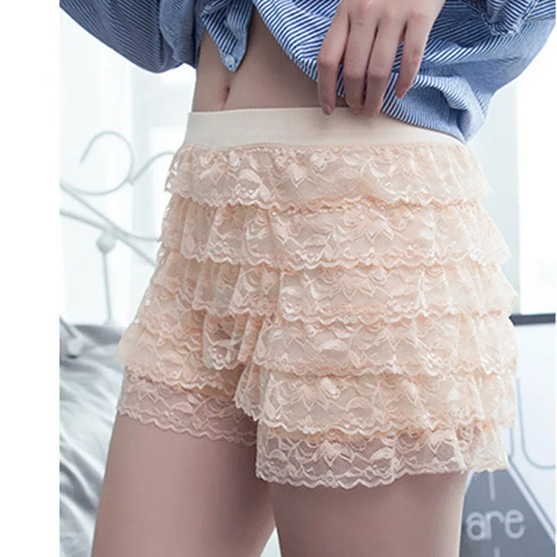 Vintage Frilly Lace Shorts