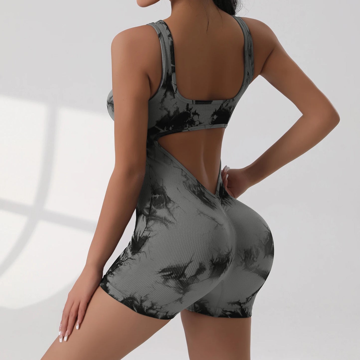 Cut-Out Fitness Jumpsuit