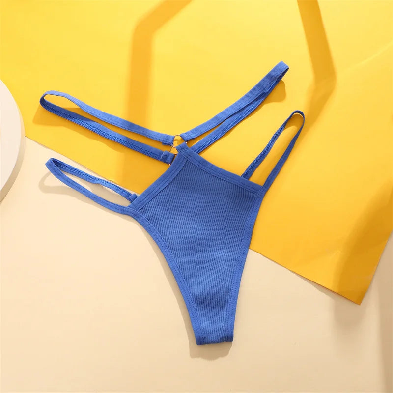 Hollow-Out G-String Thongs
