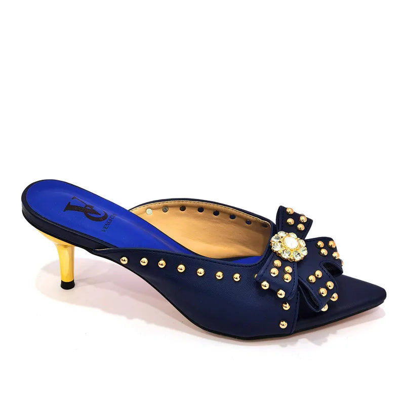 Rivet-Style Matching Shoes & Bag Set