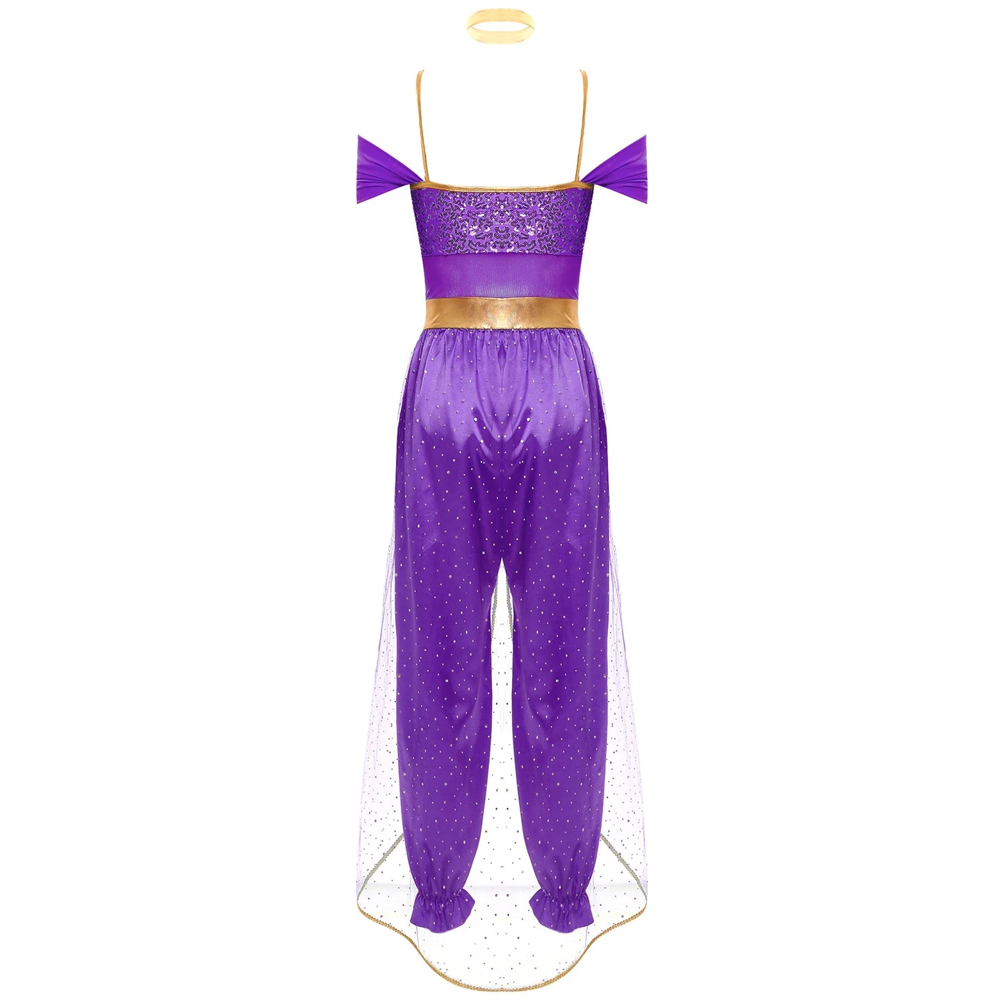 Bollywood-Style Women's Long Pants Jumpsuit