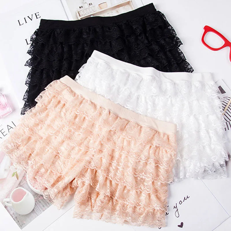 Vintage Frilly Lace Shorts