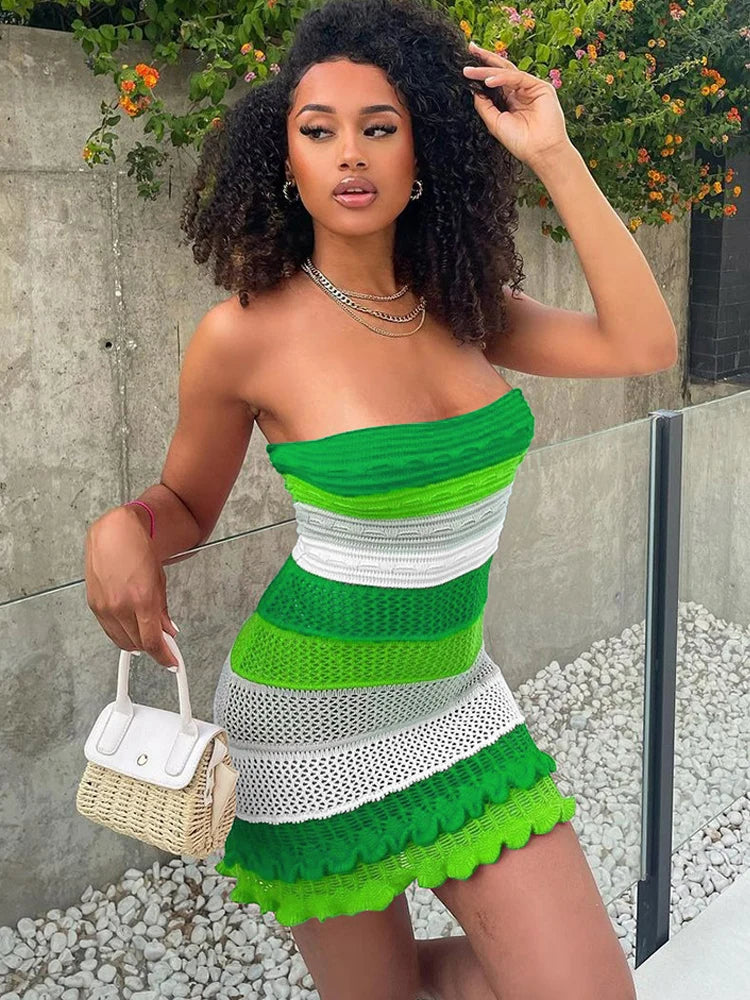 Weird Puss Knit Tube Dress