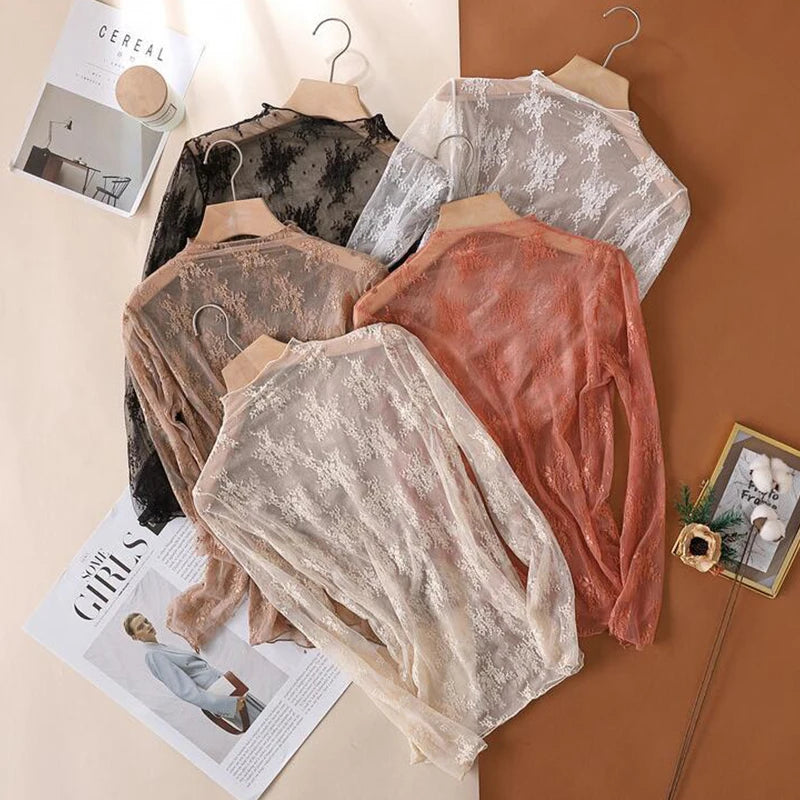 Lace Mesh Top for Women