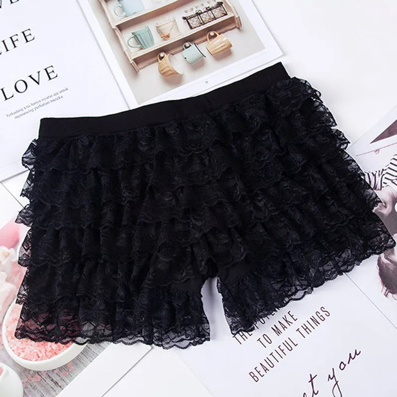 Vintage Frilly Lace Shorts