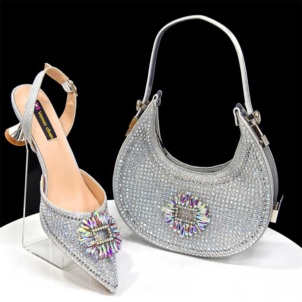 Elegant Matching Shoes & Bag Set