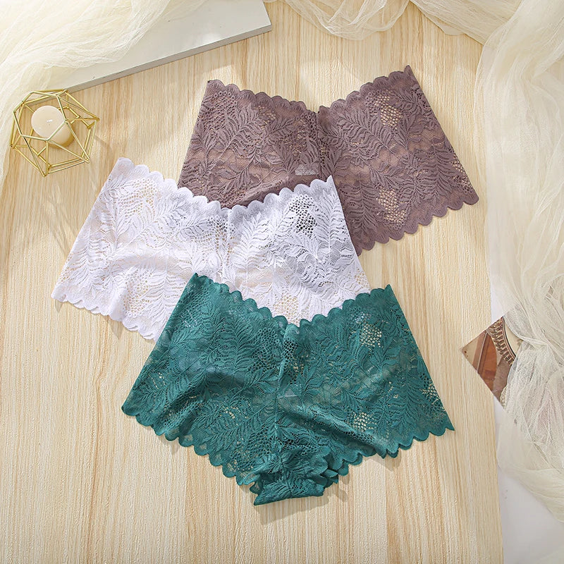 Low-Waist Lace Hollow-Out Panties