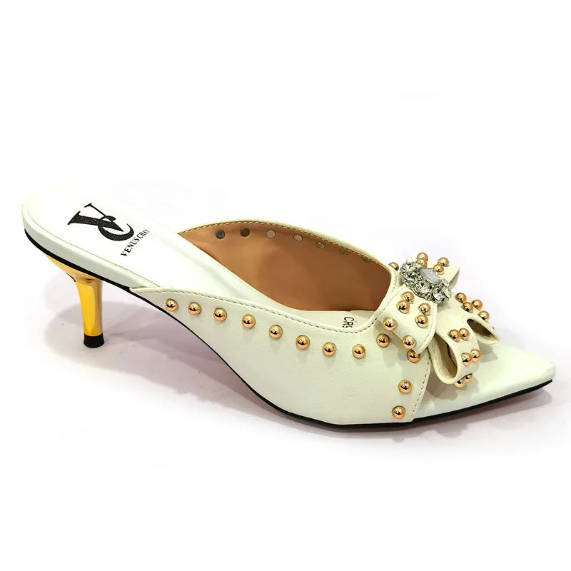 Rivet-Style Matching Shoes & Bag Set