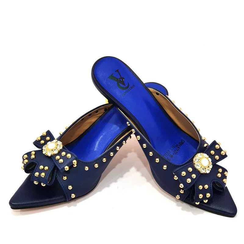 Rivet-Style Matching Shoes & Bag Set