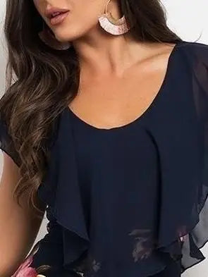Sexy Printed European & US Style Mini Dress