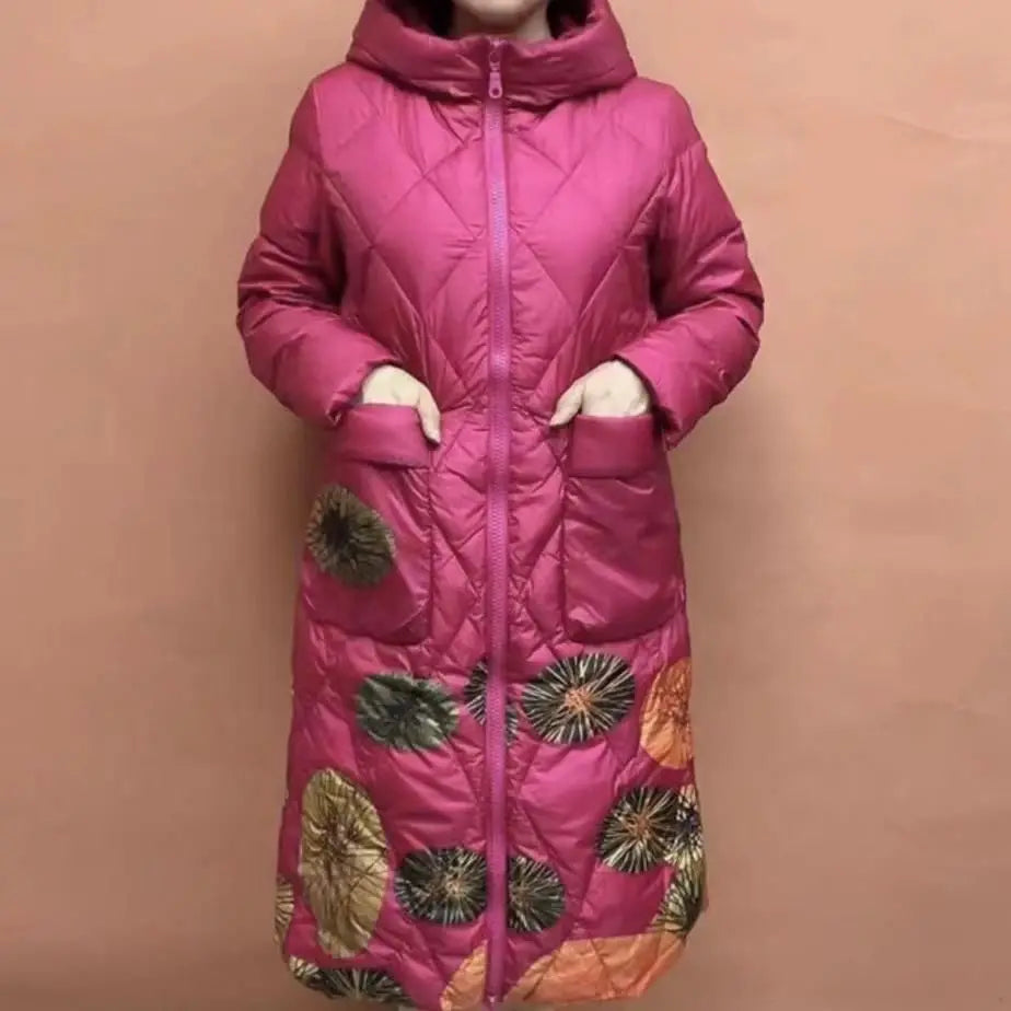 Casual Winter Stand-Collar White Duck Down Jacket