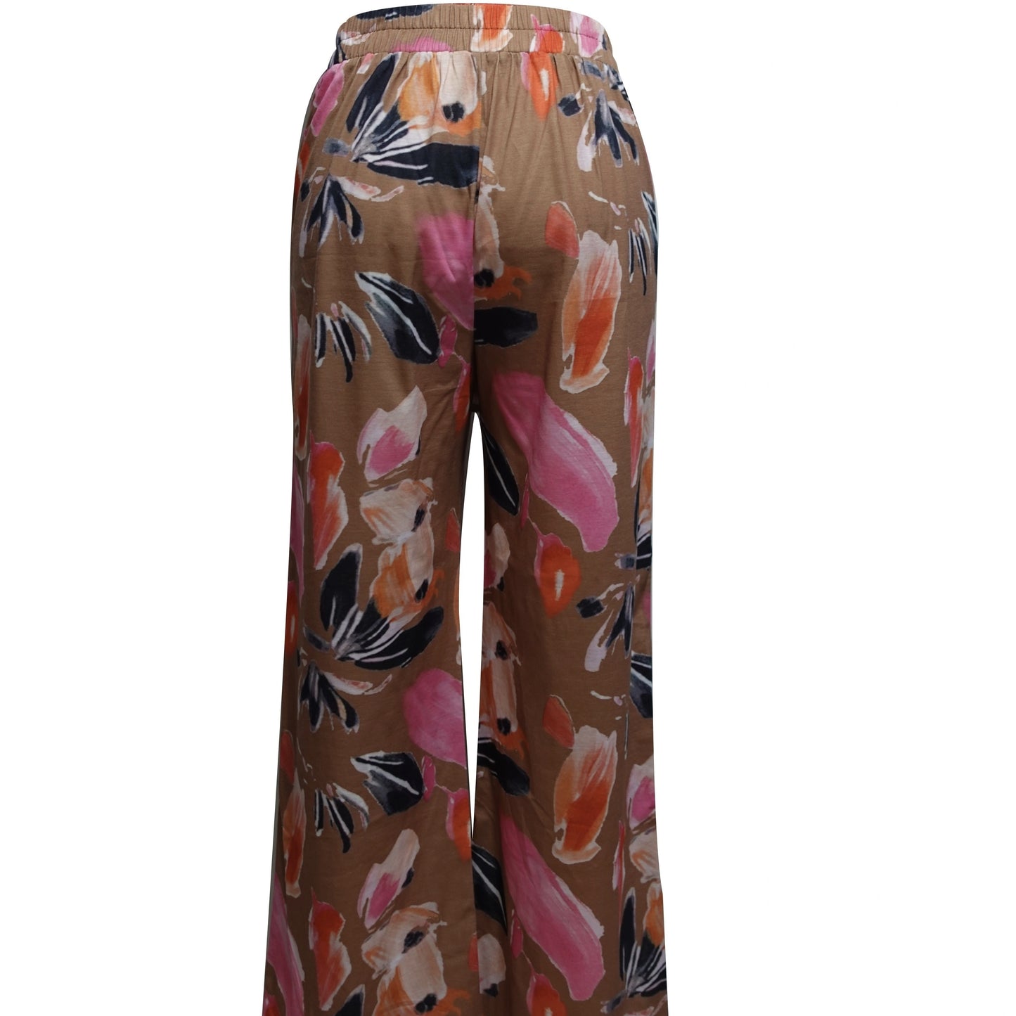 Loose Pleated Wide-Leg Trousers - US Only