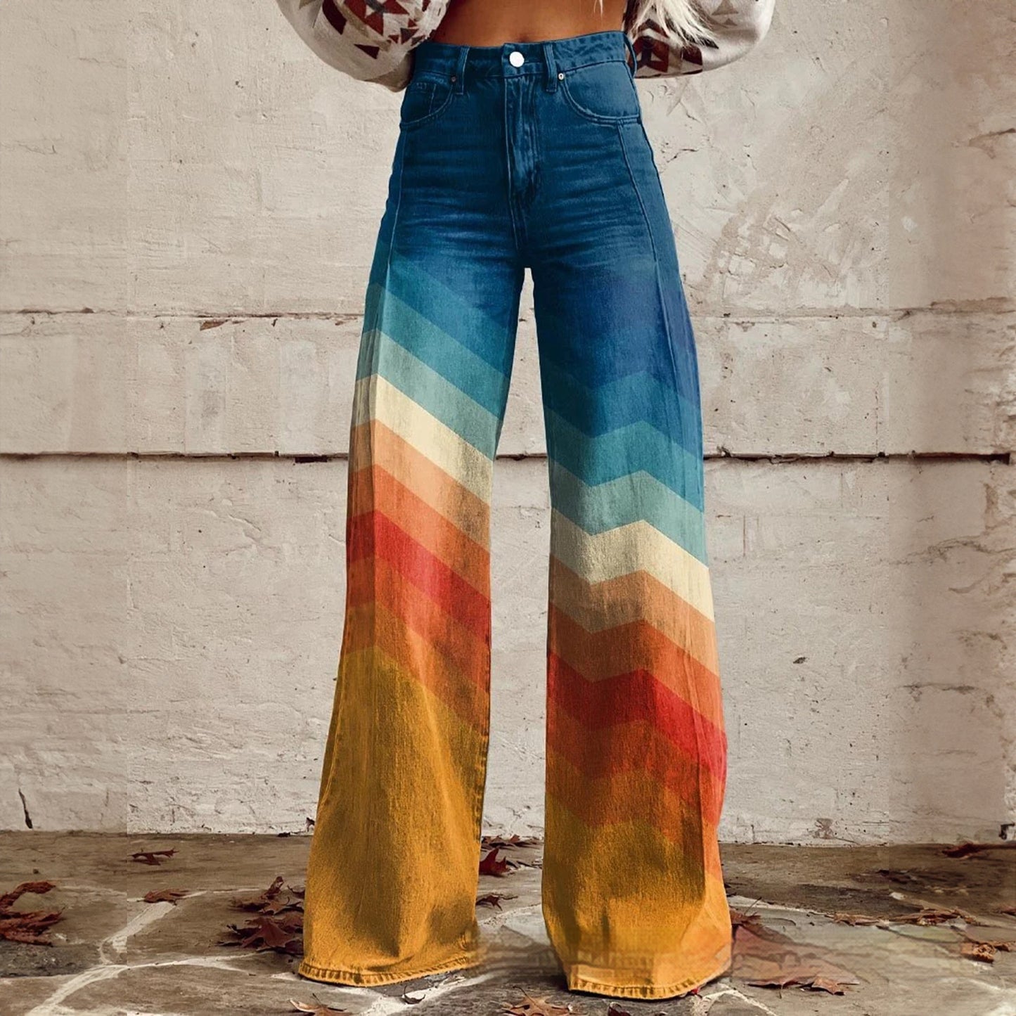 Imitation Jeans - Wide Leg