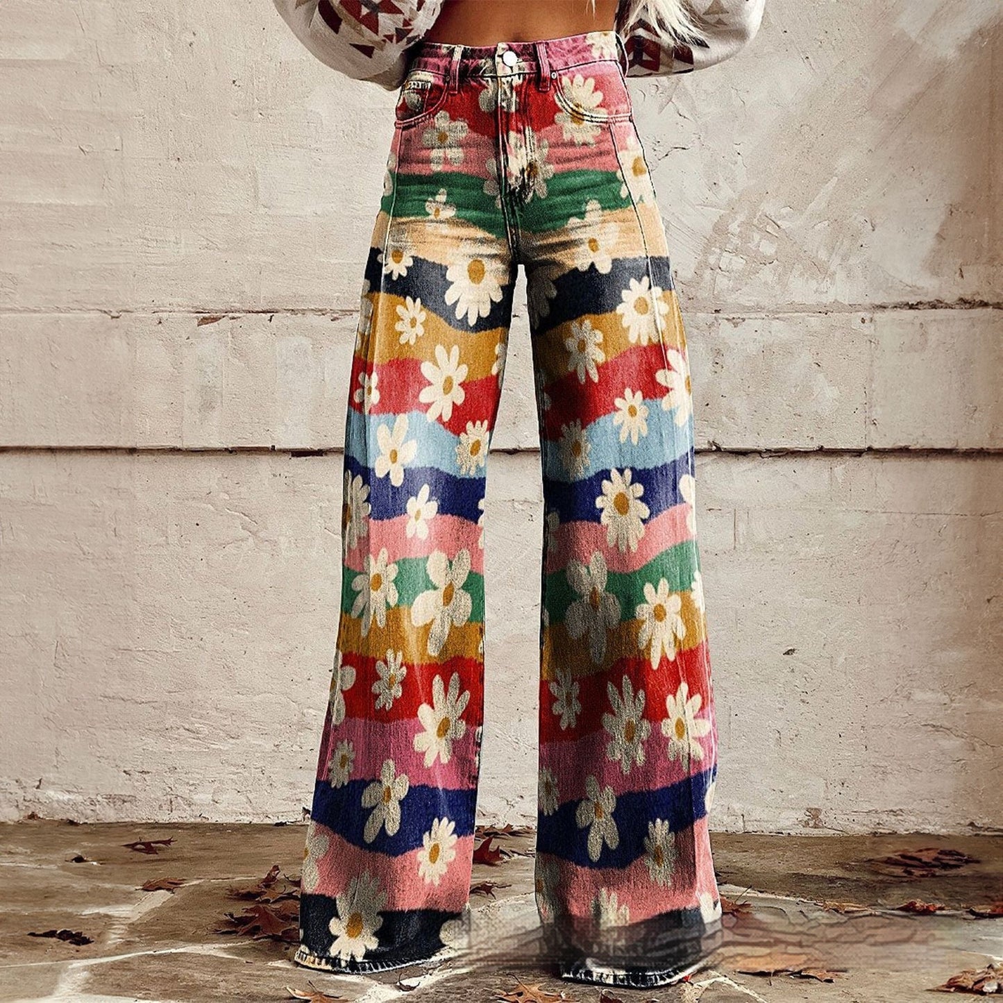 Imitation Jeans - Wide Leg