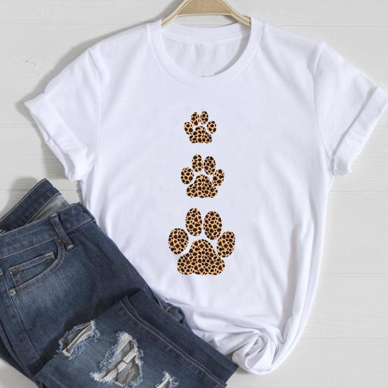 Cat Printed European & American Short-Sleeve T-Shirt